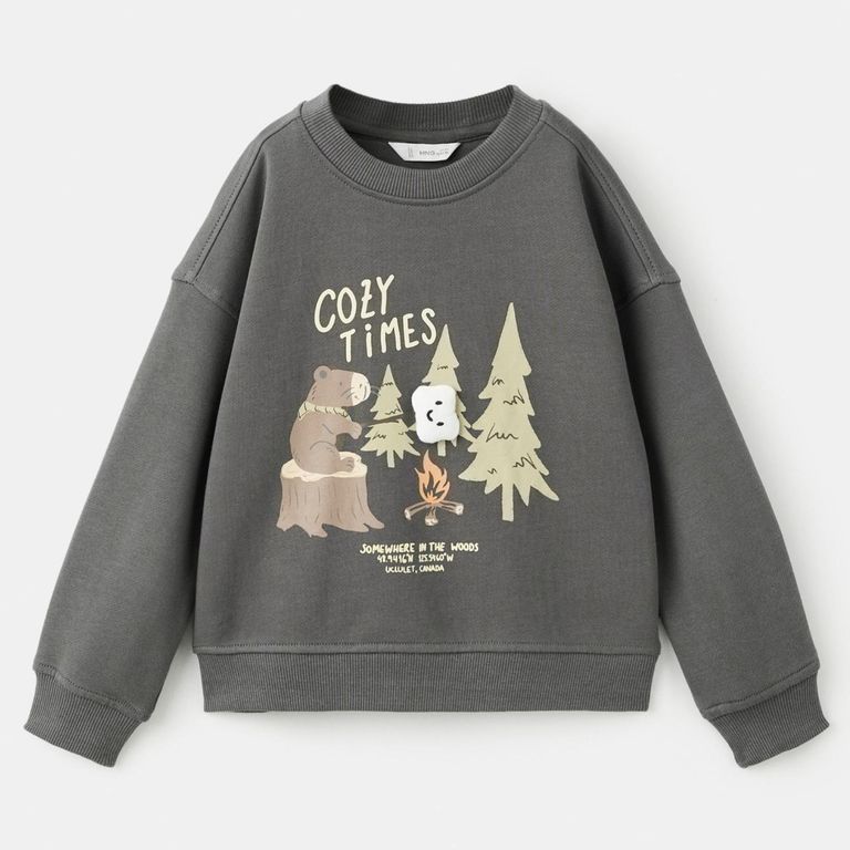 Polerón Algodón Estampada Bebé Niño