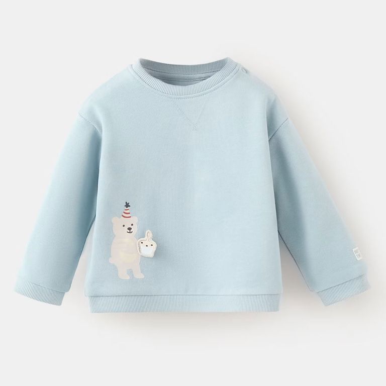 Polerón Algodón Estampada Bebé Niño