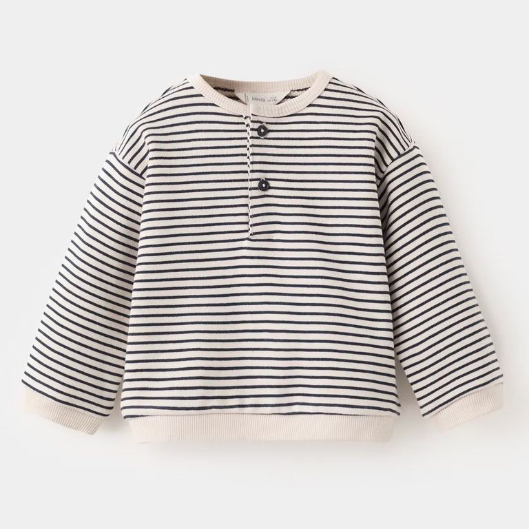 Polerón Estampado Rayas Bebé Niño