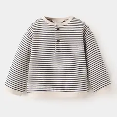 MANGO KIDS - Polerón Estampado Rayas Bebé Niño