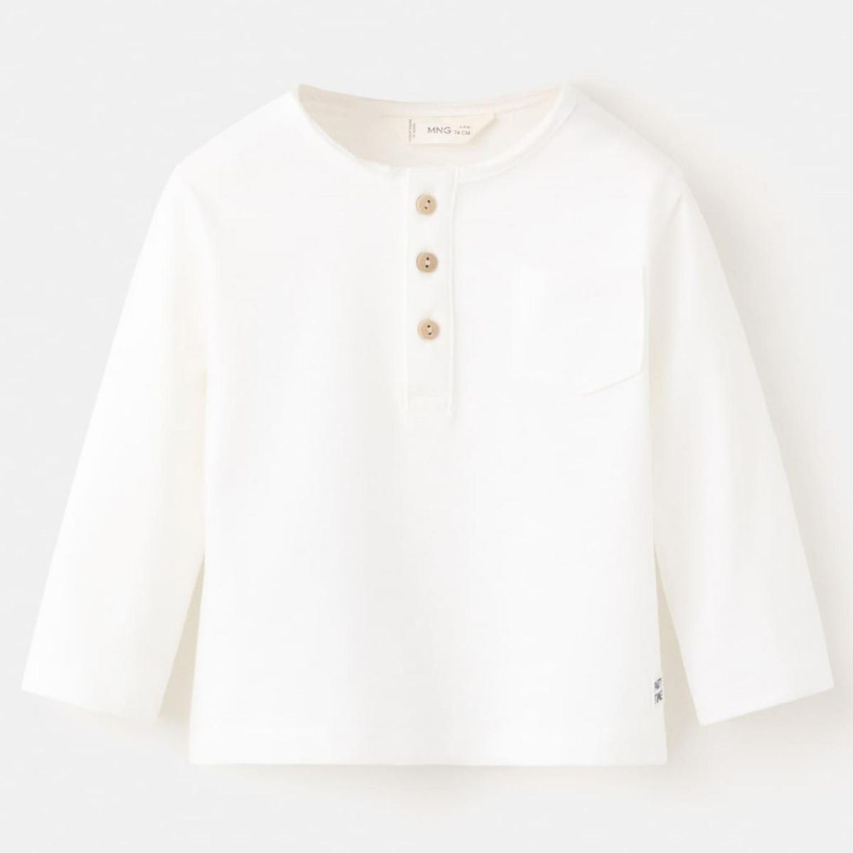 MANGO KIDS - Polera 100% Algodón Bebé Niño Mango Kids