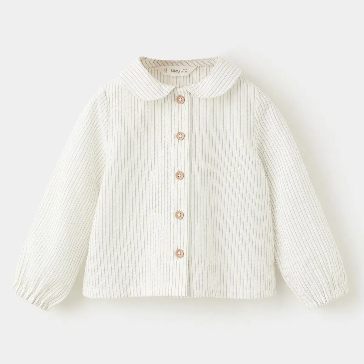 MANGO KIDS - Blusa Raya Cuello Bebé Niña Mango Kids