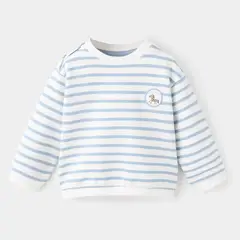 MANGO KIDS - Polerón Algodón Rayas Bebé Niño