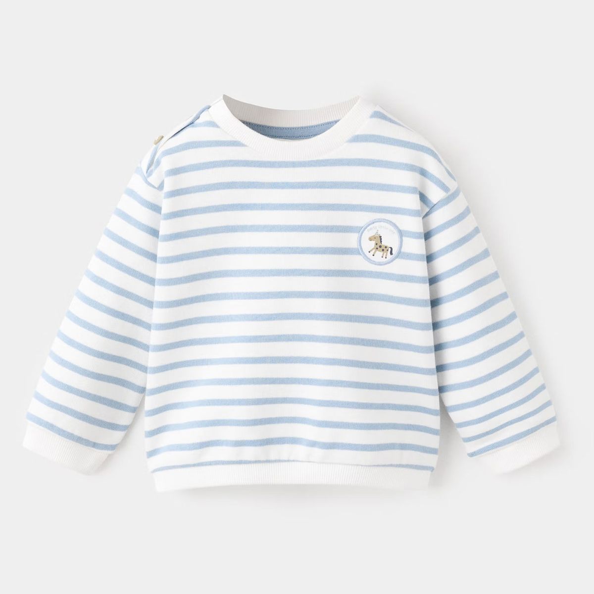 MANGO KIDS - Polerón Algodón Rayas Bebé Niño Mango Kids