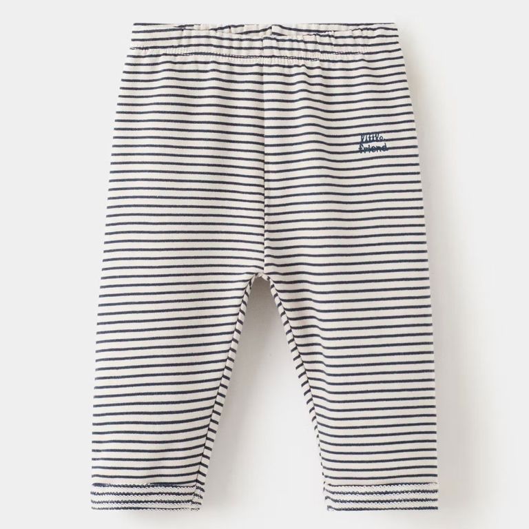 Joggers Algodón Estampado de Rayas Bebé Niño