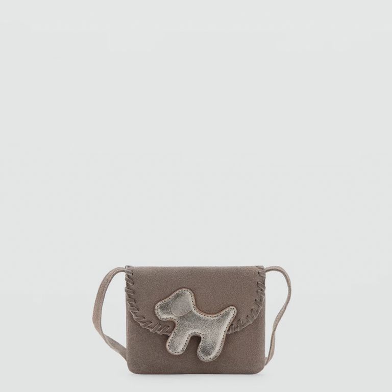 MANGO KIDS Bolso Piel Perrito Niña