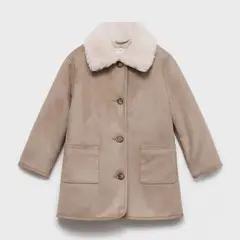 MANGO KIDS - Abrigo Doble Faz Largo Bebé Niña