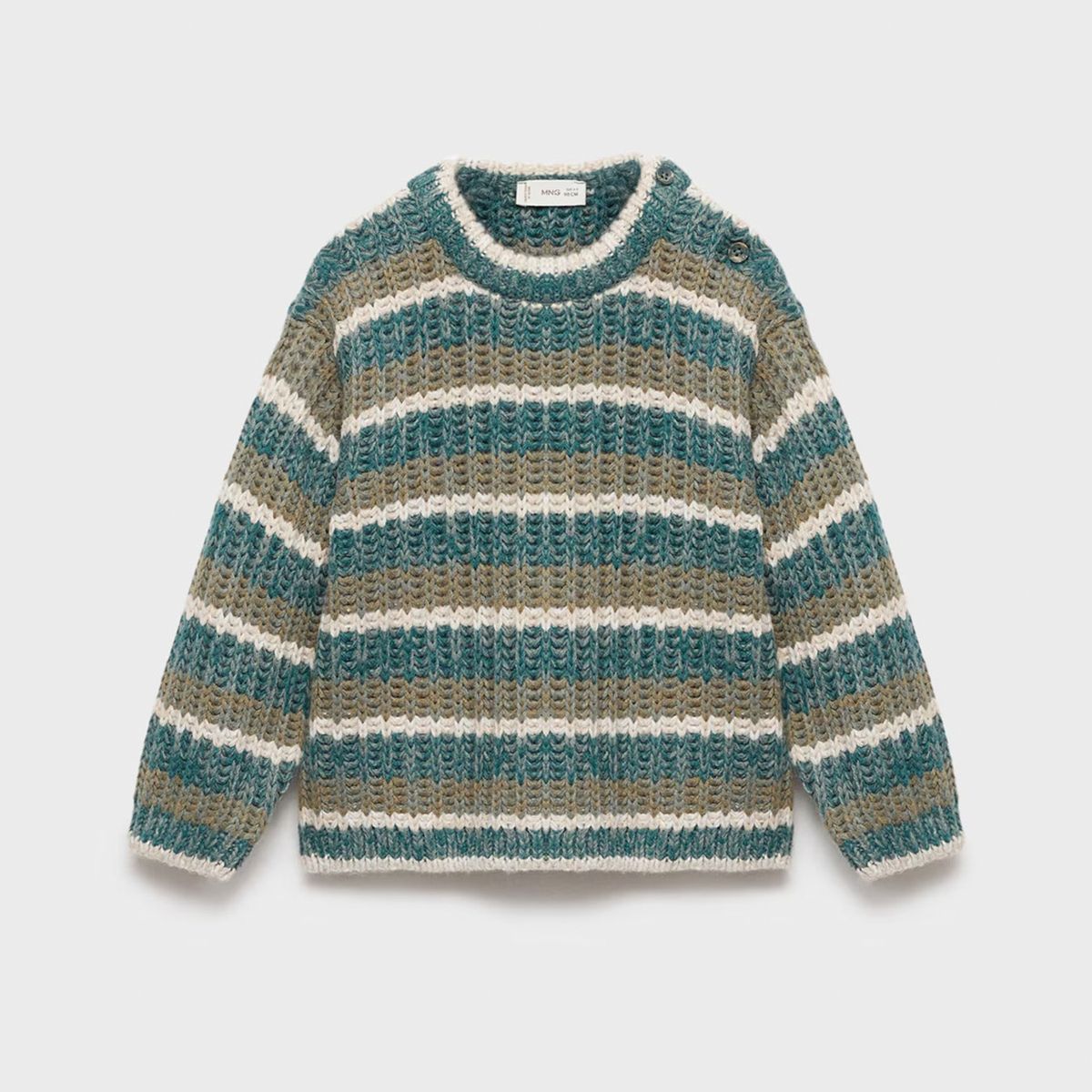 MANGO KIDS - Sweater Punto Rayas Bebé Niño Mango Kids