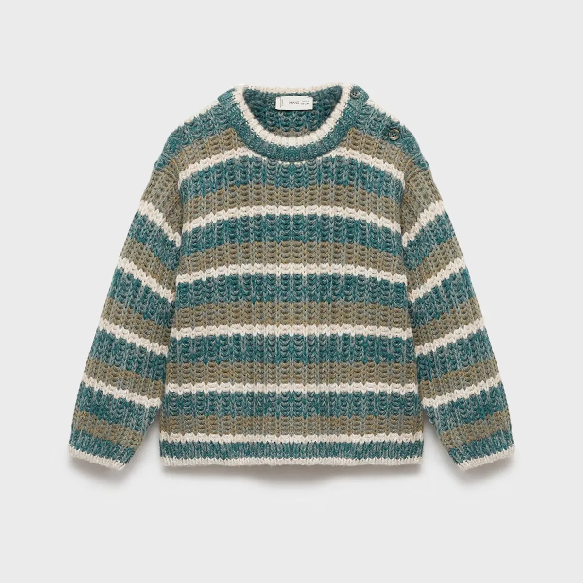 MANGO KIDS - Sweater Punto Rayas Bebé Niño Mango Kids