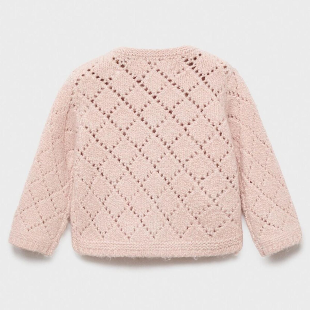 MANGO KIDS - Cárdigan Punto Crochet Bebé Niña Mango Kids