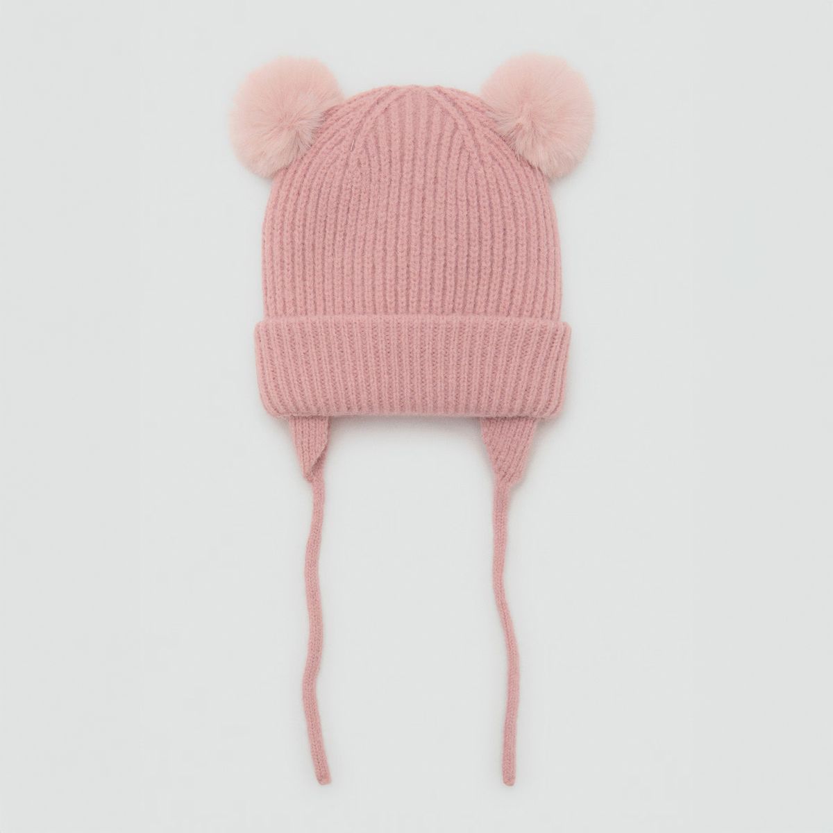 MANGO KIDS - Gorro Punto Borlas Niña Mango Kids