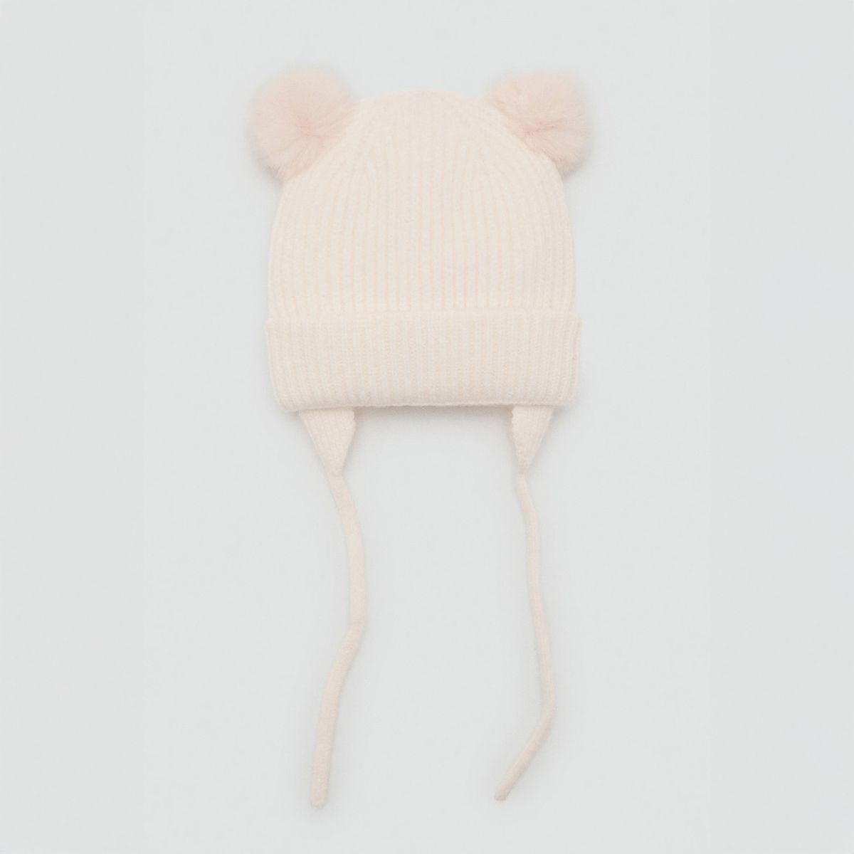 MANGO KIDS - Gorro Punto Borlas Niña Mango Kids