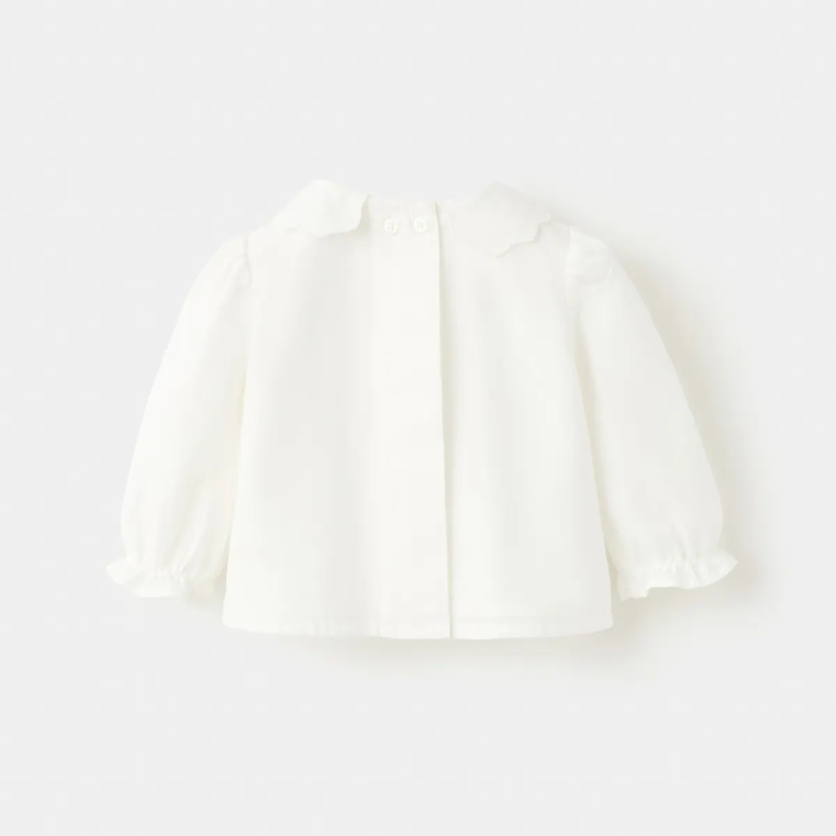 MANGO KIDS - Blusa Bordada Detalles Festoneados Bebé Niña Mango Kids