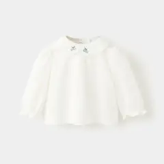 MANGO KIDS - Blusa Bordada Detalles Festoneados Bebé Niña