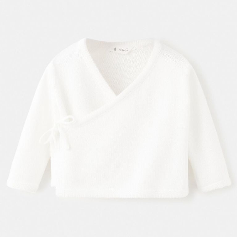 Cárdigan Punto Cruzado Unisex Bebé