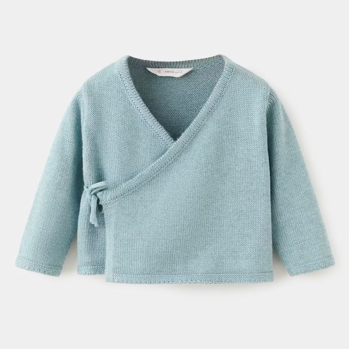MANGO KIDS - Cárdigan Punto Cruzado Unisex Bebé  Mango Kids