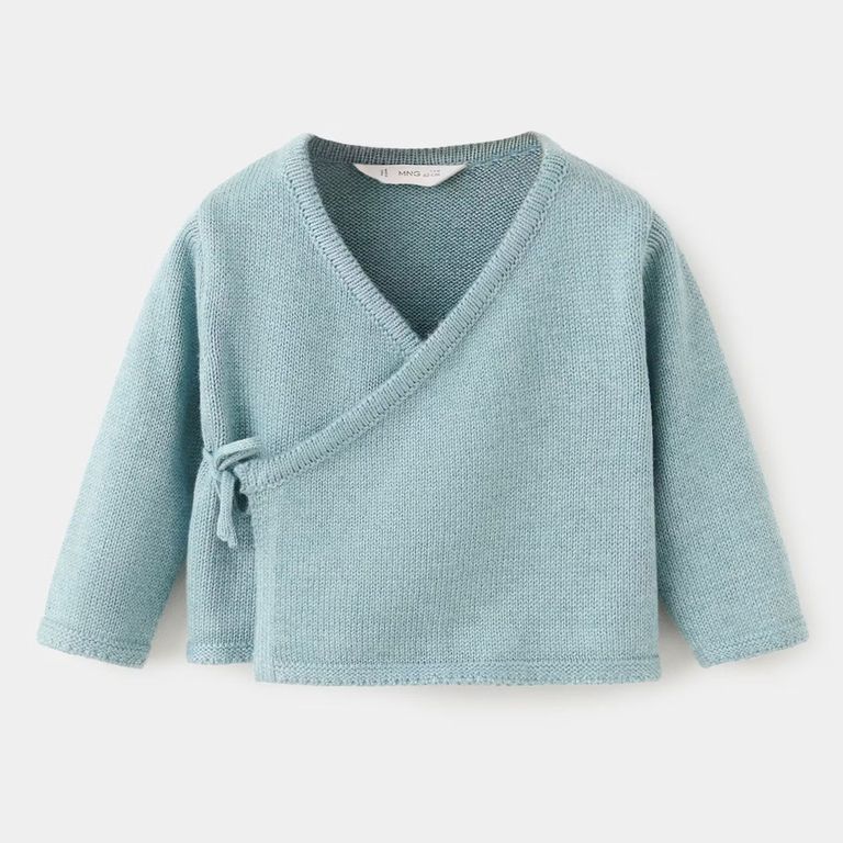Cárdigan Punto Cruzado Unisex Bebé