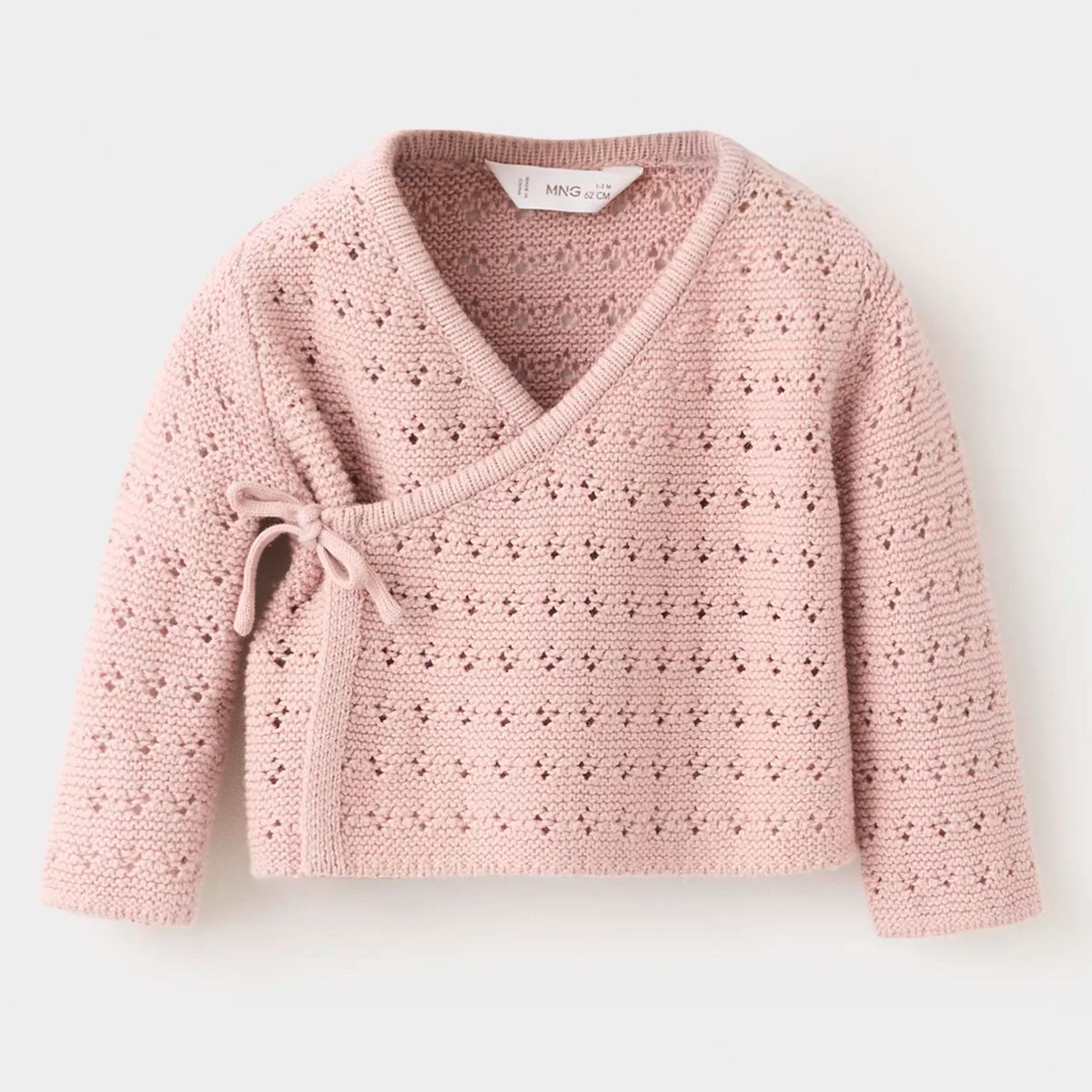 MANGO KIDS - Cárdigan Diseño Cruzado Bebé Niña Mango Kids