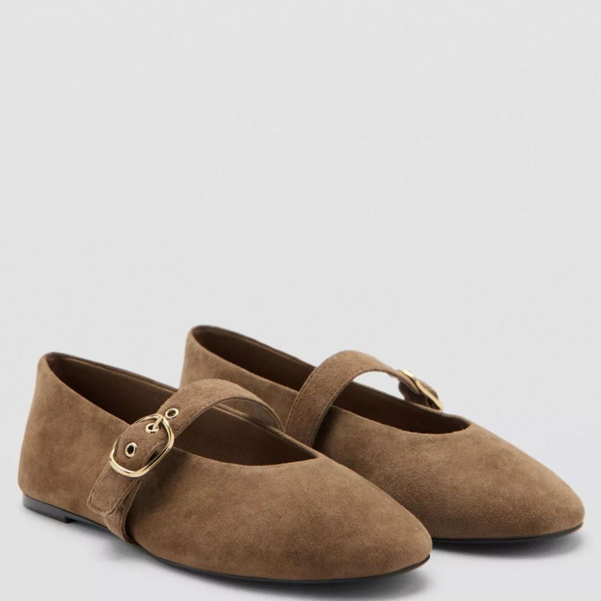 MANGO - Ballerina Mujer Beige Mango