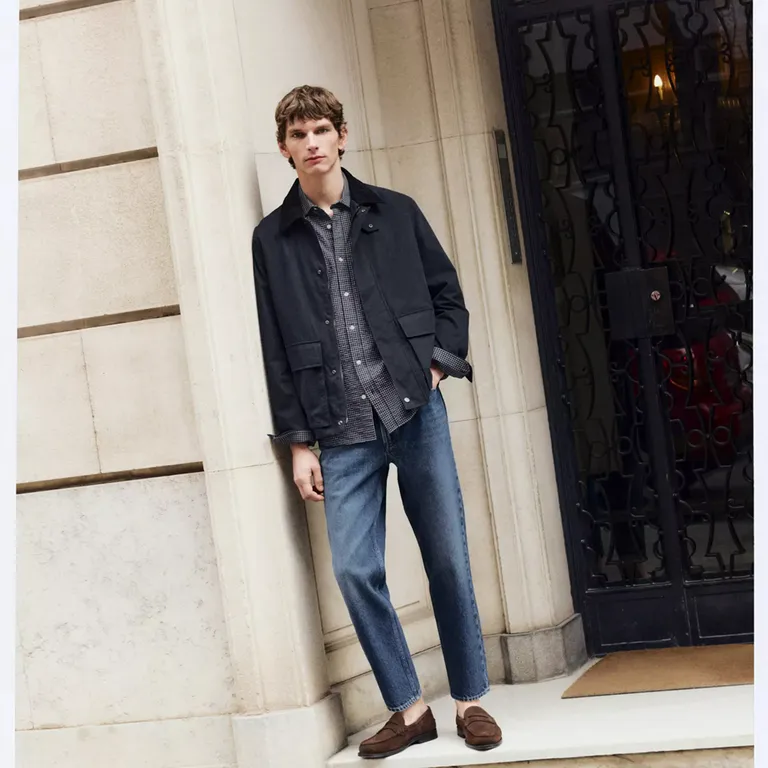 Jeans Sammy Cropped Carrot Fit Hombre