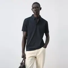 MANGO MAN - Polera Piqué Slim Fit Hombre