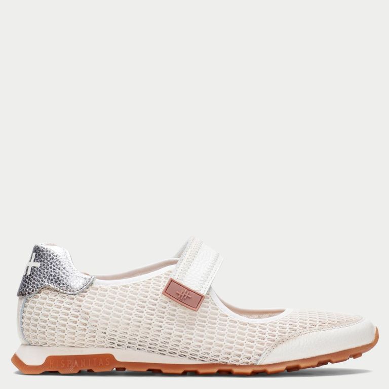 Zapatilla Urbana Mujer Cuero Blanco