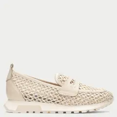 HISPANITAS - Zapato Casual Mujer Cuero Beige