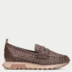 HISPANITAS - Zapato Casual Mujer Cuero Café