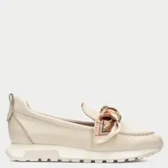HISPANITAS - Zapato Casual Mujer Cuero Beige