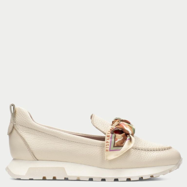 Zapato Casual Mujer Cuero Beige