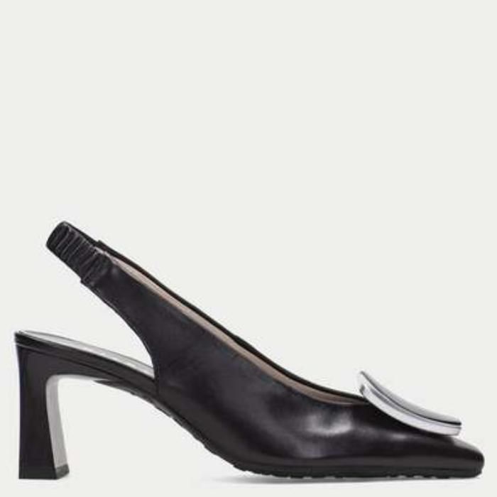Zapato Formal Mujer Cuero Negro