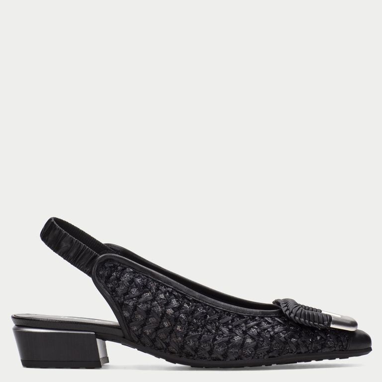Zapato Casual Mujer Cuero Negro