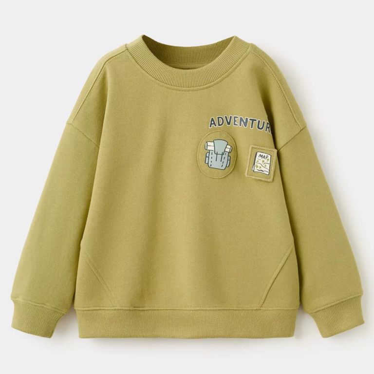 Polerón Algodón Estampada Bebé niño