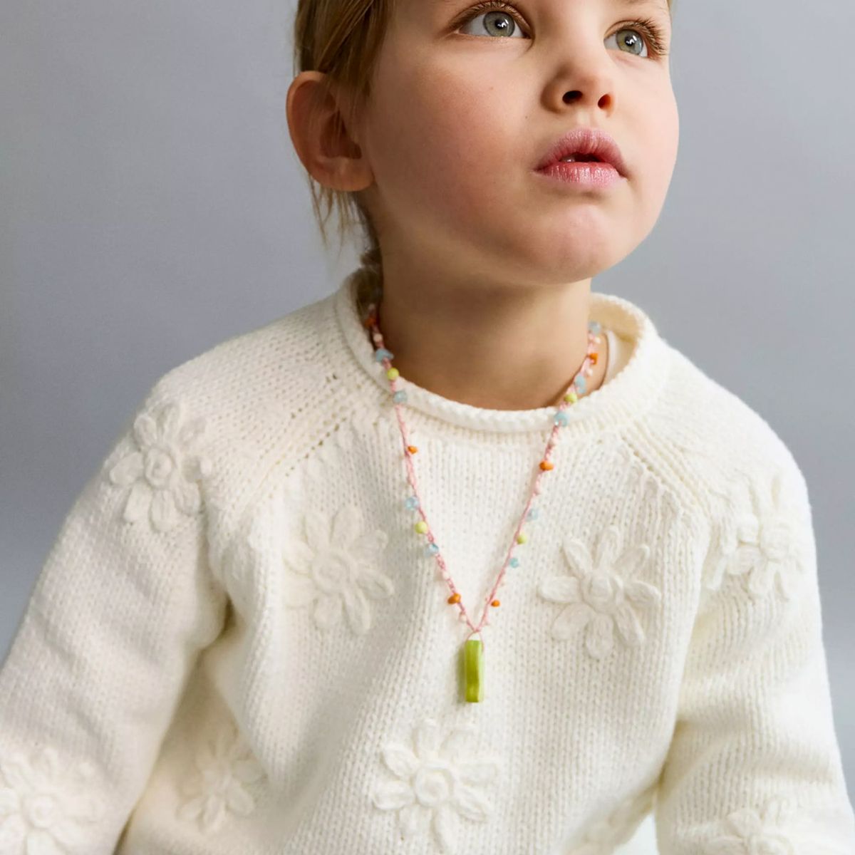 MANGO KIDS - Sweater Punto Flores Bebé niña Mango Kids