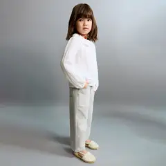MANGO KIDS - Jeans Recto Bordado Soles Bebé Niña