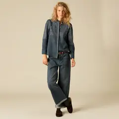 NICOLI - Blusa Bordados 100% Algodón Mujer