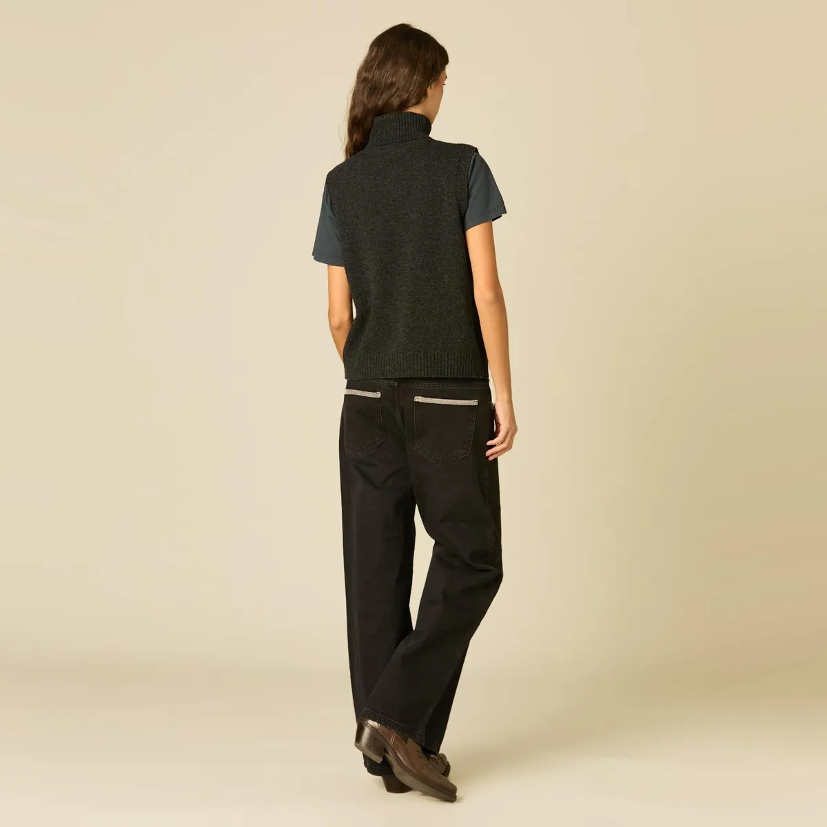 NICOLI - Pantalón 100% Algodón Mujer Nicoli