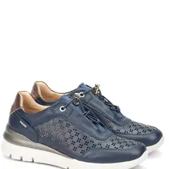 PIKOLINOS - Zapatilla Urbana Mujer Azul Cuero