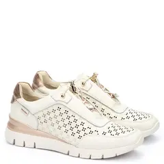 PIKOLINOS - Zapatilla Urbana Mujer Beige Cuero