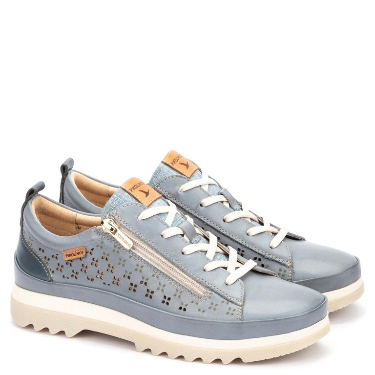 Zapatilla Urbana Mujer Verde Cuero