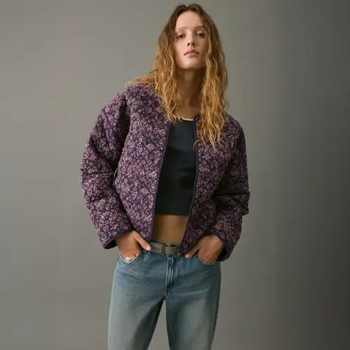 MANGO TEEN - Chaqueta Estampado Floral Mujer