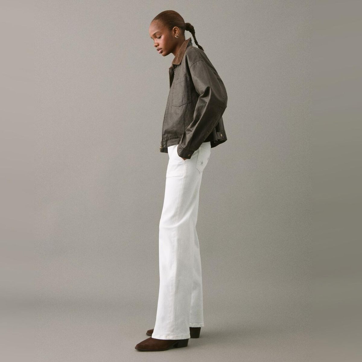 MANGO TEEN - Chaqueta Biker Polipiel Mujer Mango Teen