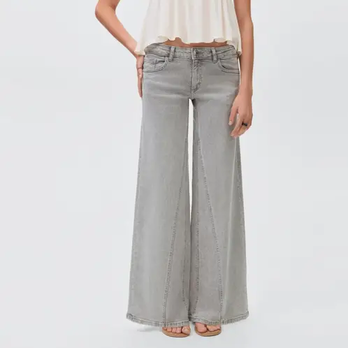 MANGO TEEN - Jeans Low Waist Wideleg Mujer