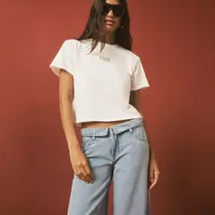 MANGO TEEN - Polera Algodón Estampada Mujer