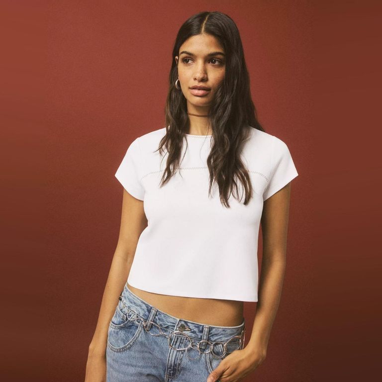 Polera Detalles Bordados Mujer