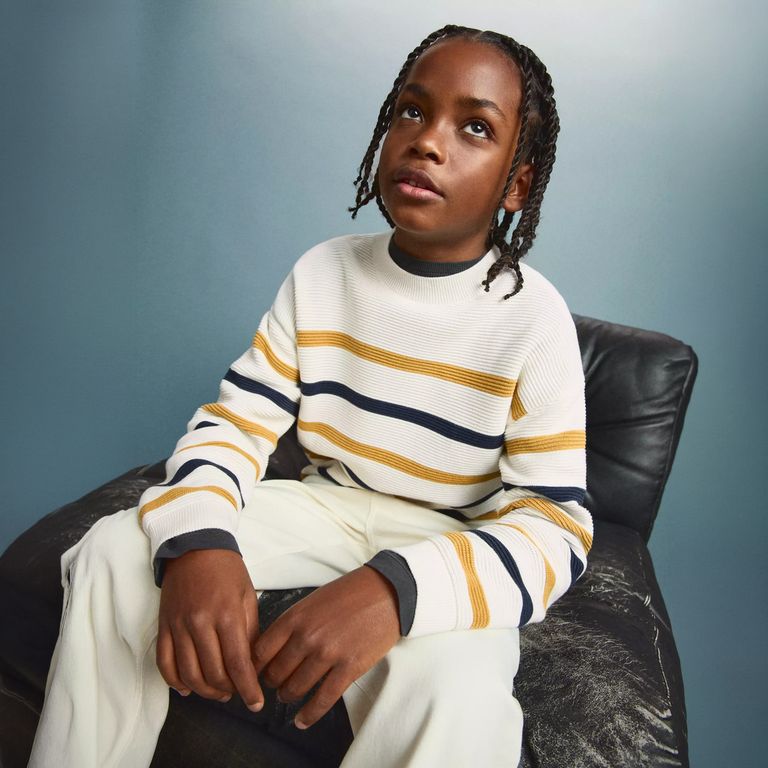 Sweater Algodón Rayas Niño