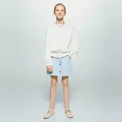MANGO KIDS - Falda Vaquera Botones Niña
