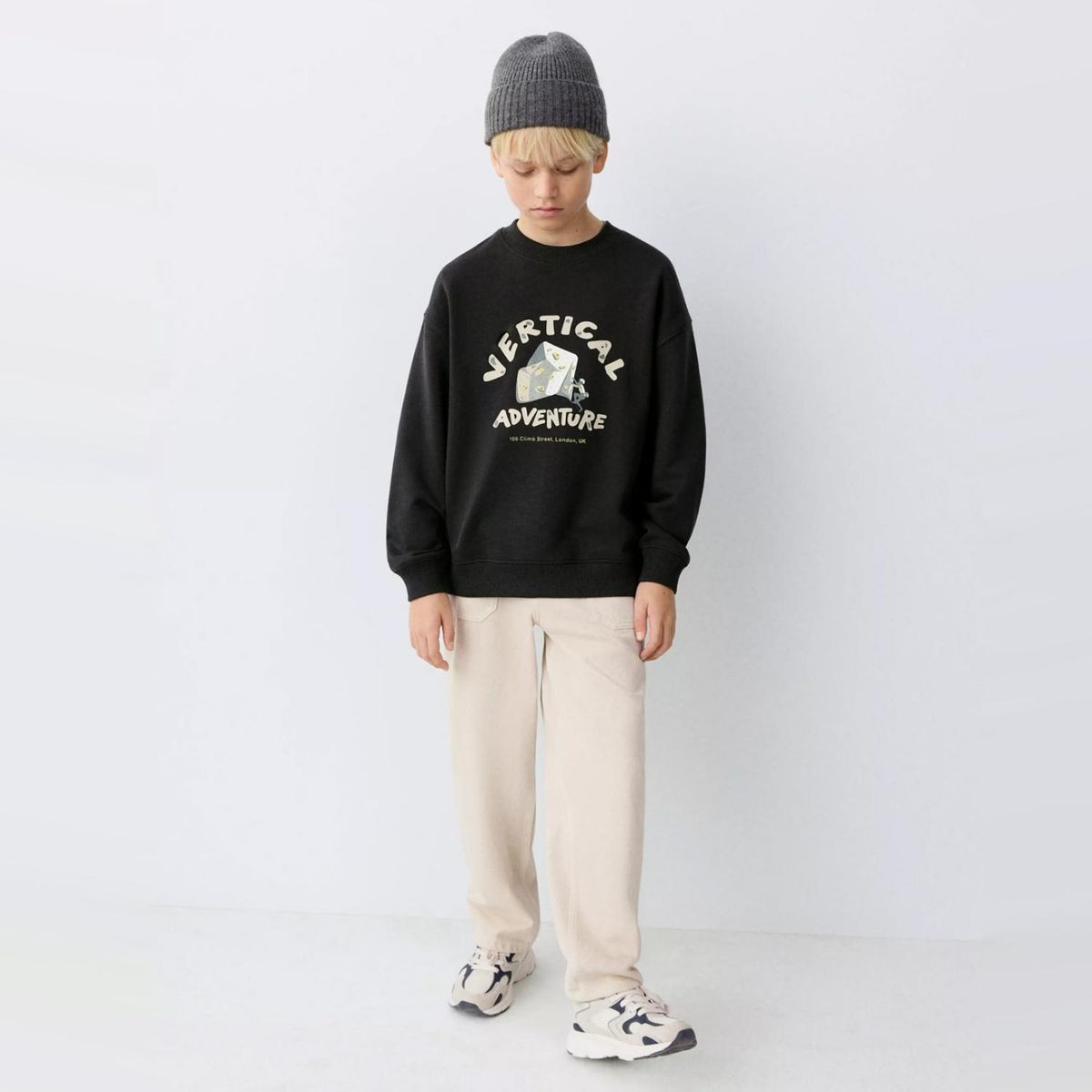 MANGO KIDS - Polerón Algodón Estampado Niño Mango Kids