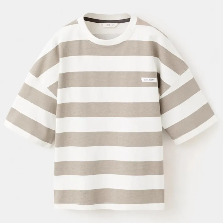 Polera Rayas Algodón Niño