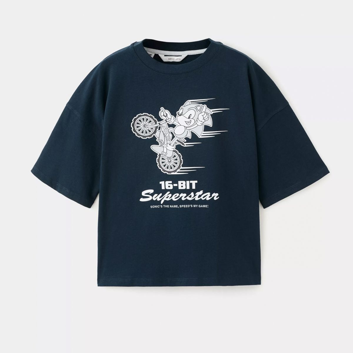 MANGO KIDS - Polera Sonic Algodón Niño Mango Kids